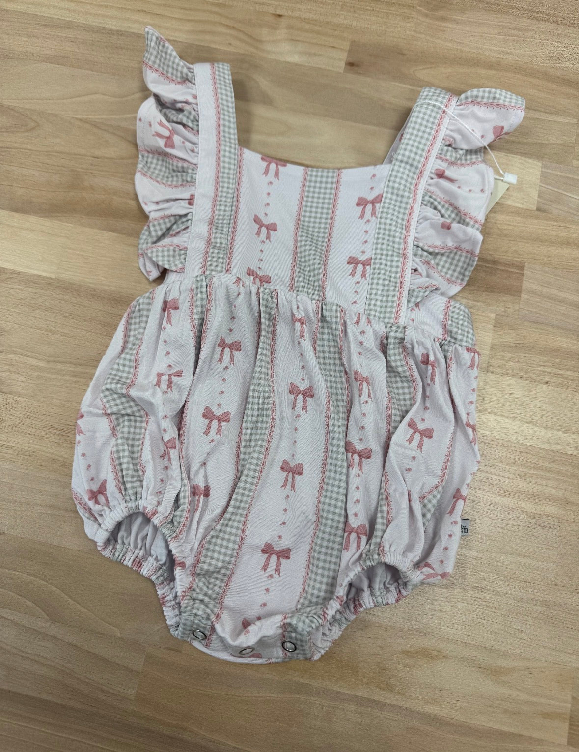 Gingham Ruffle Romper