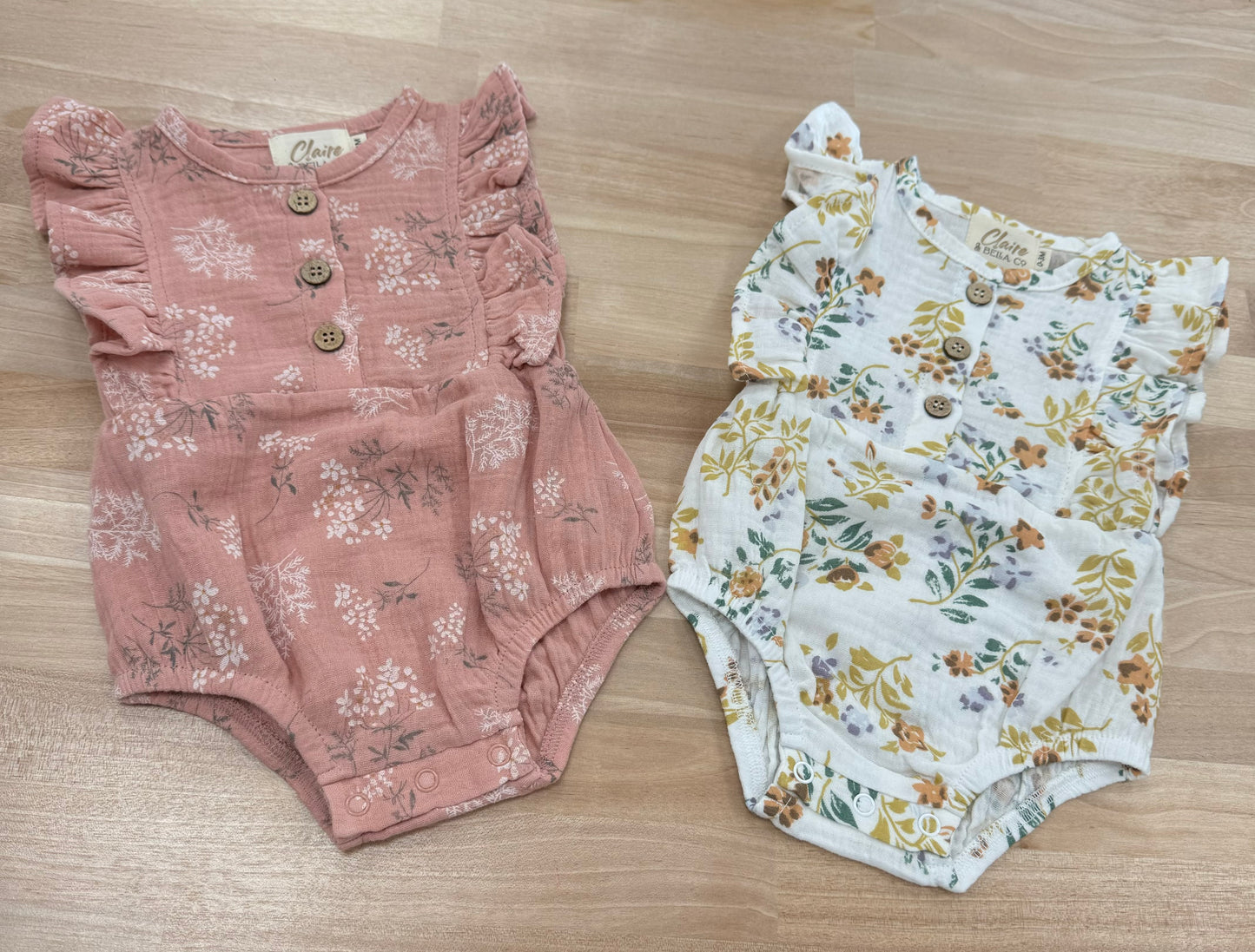 Abstract Floral Romper
