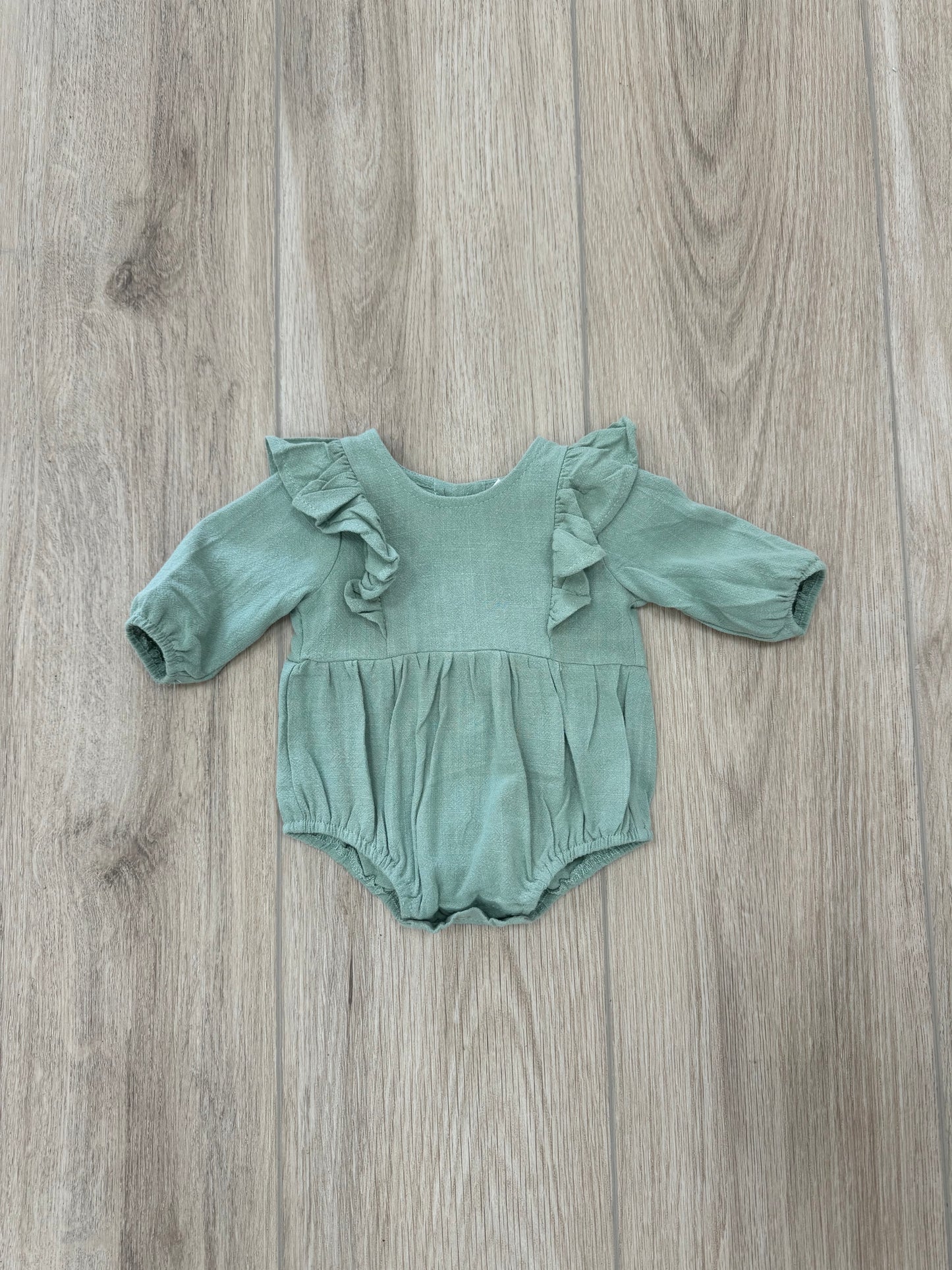 Sage Linen Romper