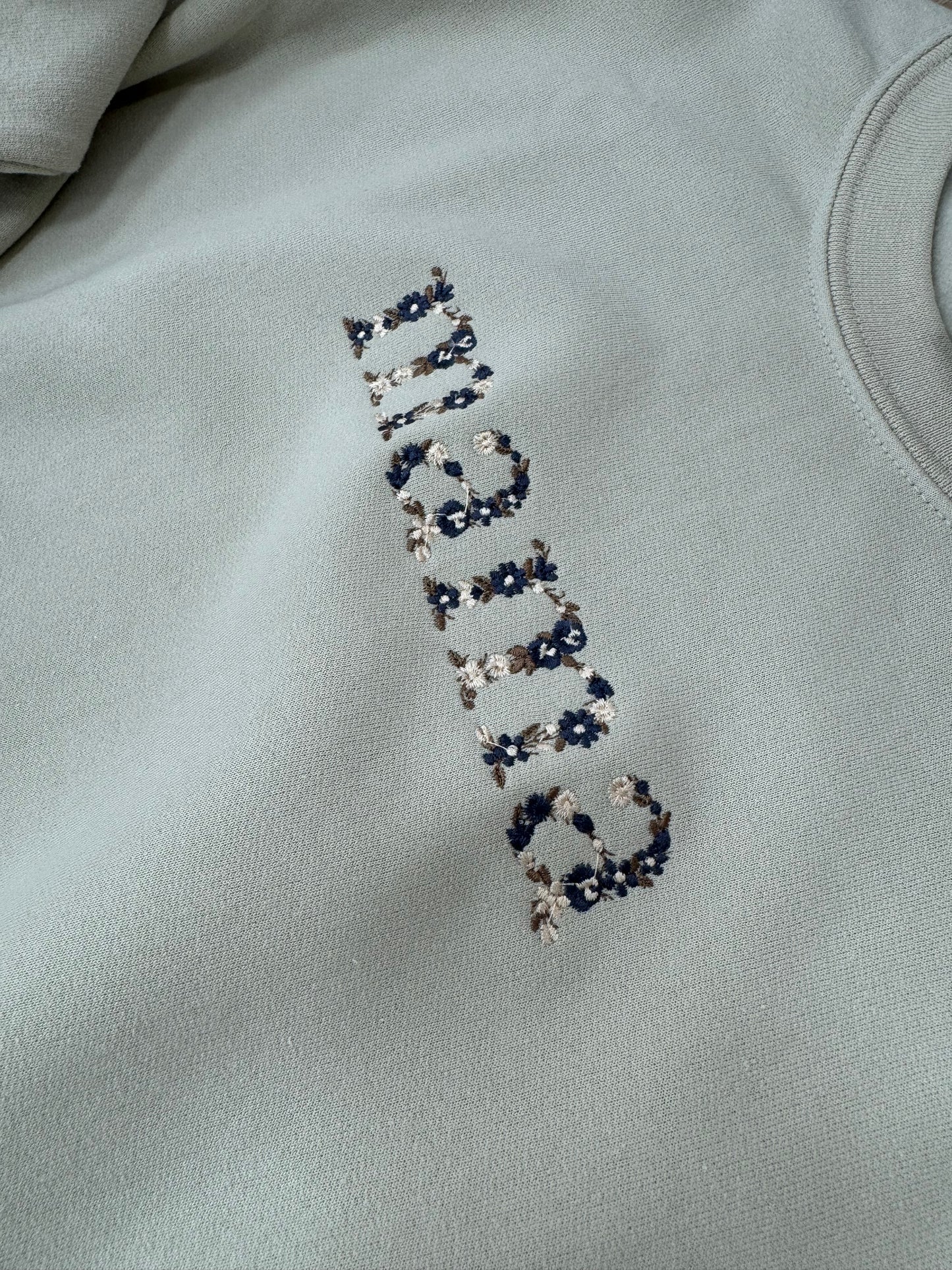 Floral Mama Embroidered Sweatshirt