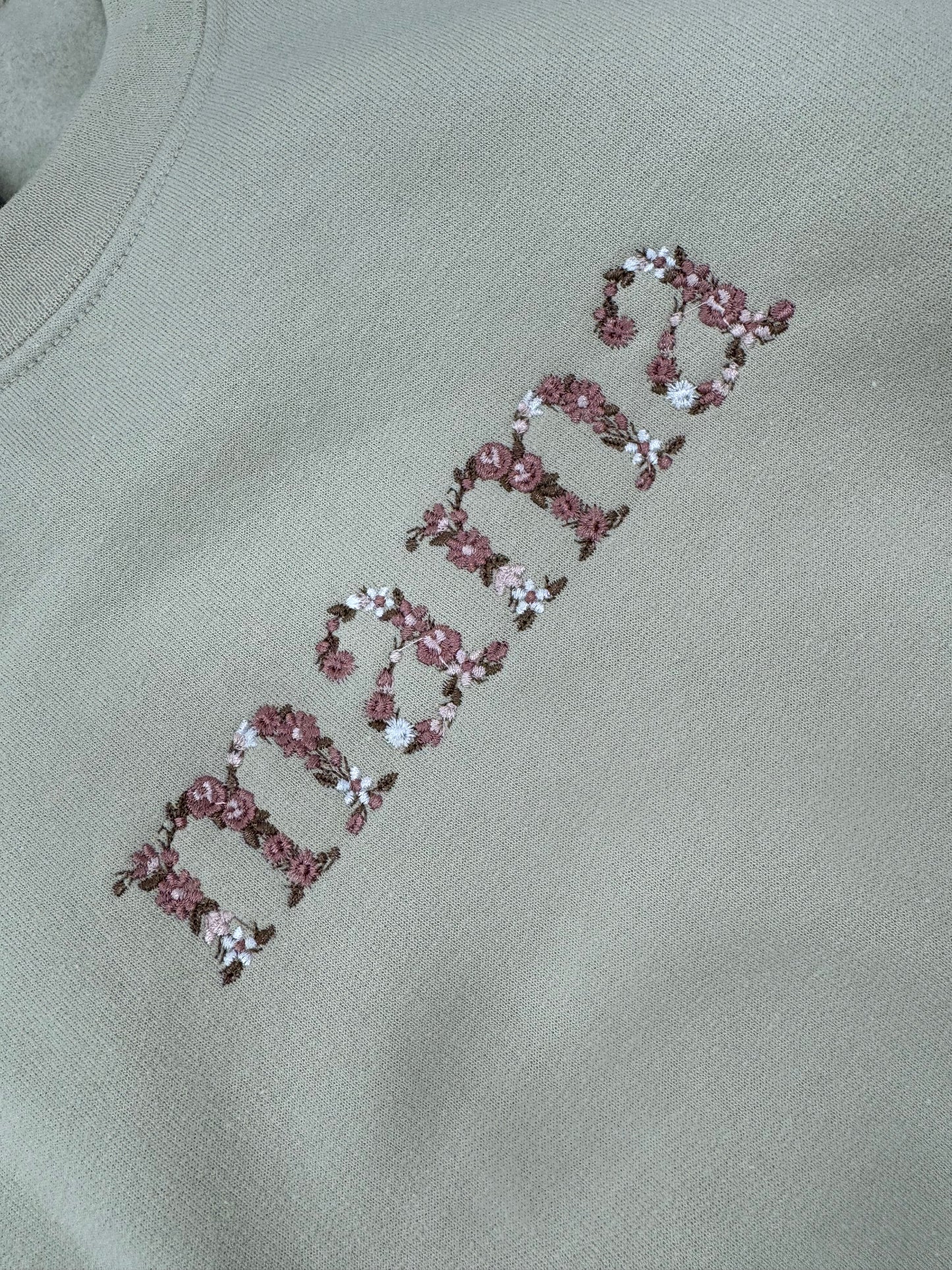Floral Mama Embroidered Sweatshirt
