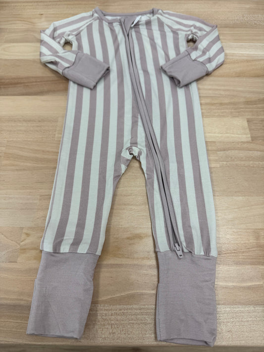 Mauve Stripe Sleeper
