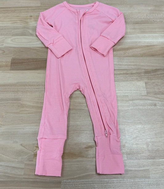 Pink Ribbed Sleeper