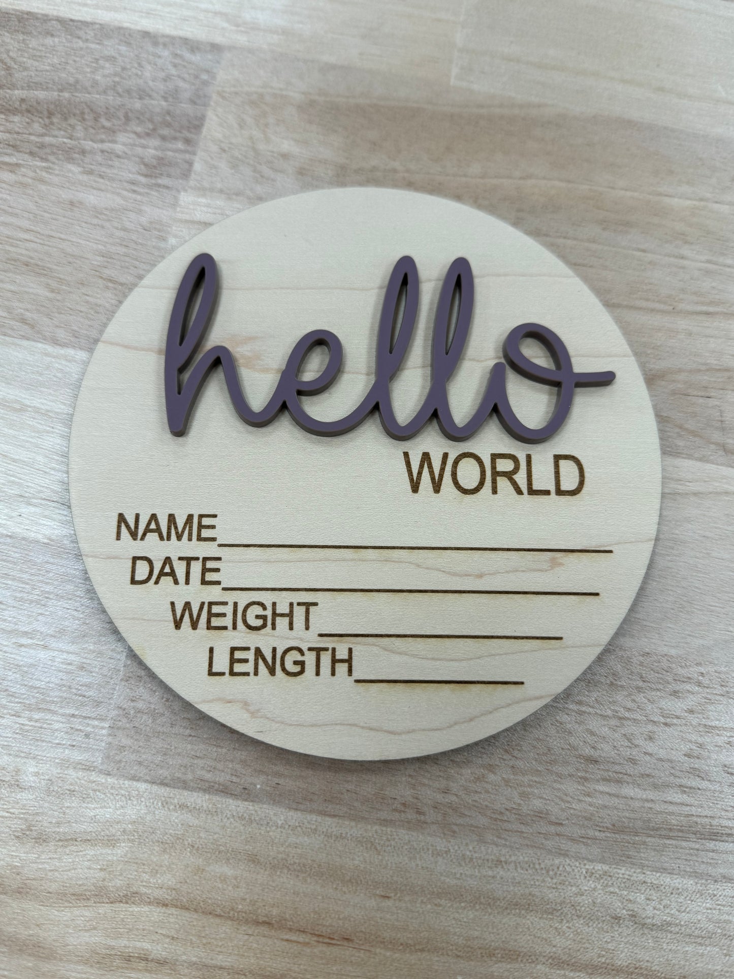 Hello World Stat Sign