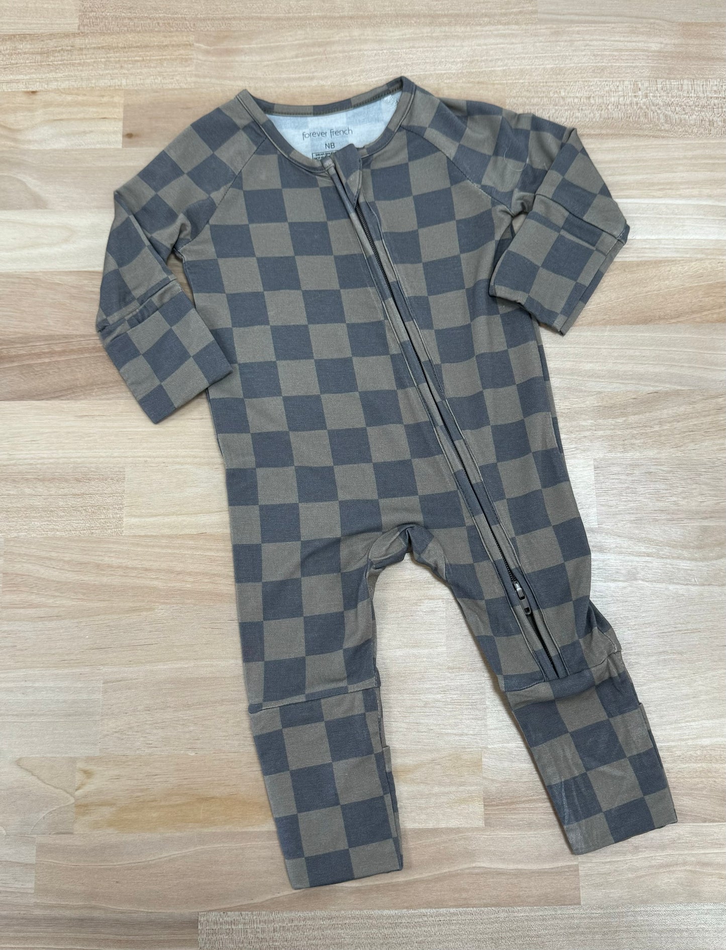 Faded Brown Checkerboard Sleeper