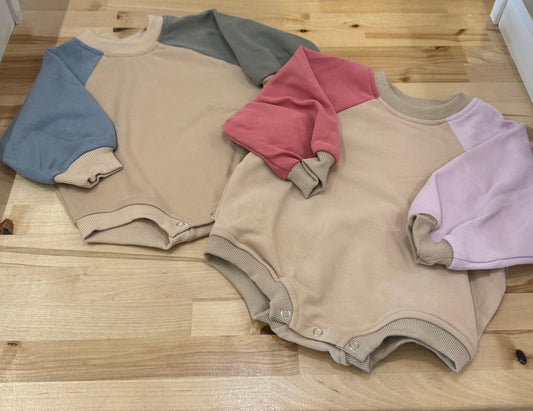 Color Block Romper