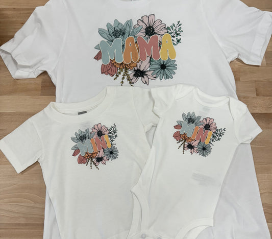 Floral Mini Onsie (Matching)