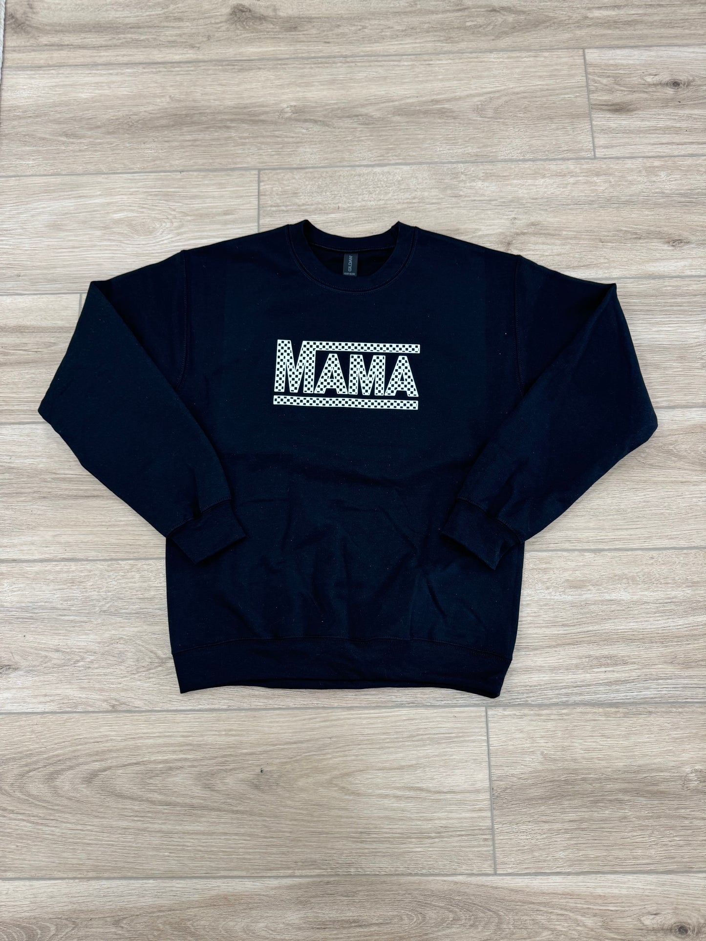 Mama checkered sweatshirt